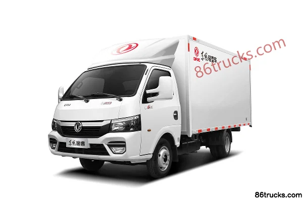 Dongfeng T6 132 ch 4X2(6 roues) 4,005 m simple rangée camion fourgon (China VI) (frein pneumatique) Extérieur (2) | 86Trucks