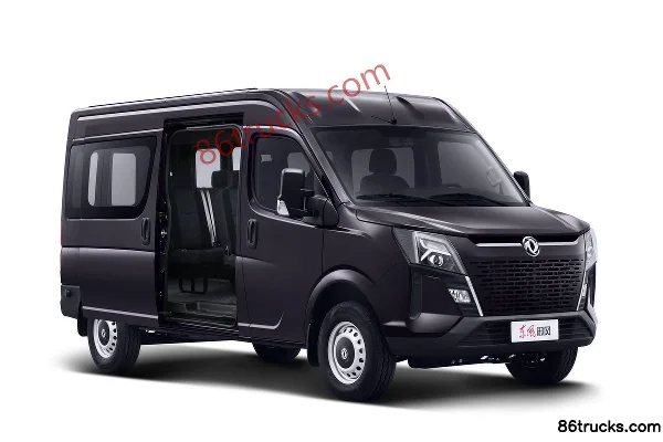 Dongfeng Yufeng V9+ 2023 Model 143 hp 2.3T Diesel 7-Seat Manual Rear-Wheel Drive Medium Wheelbase High Roof Light Bus (Dual Rear Wheels) Cha