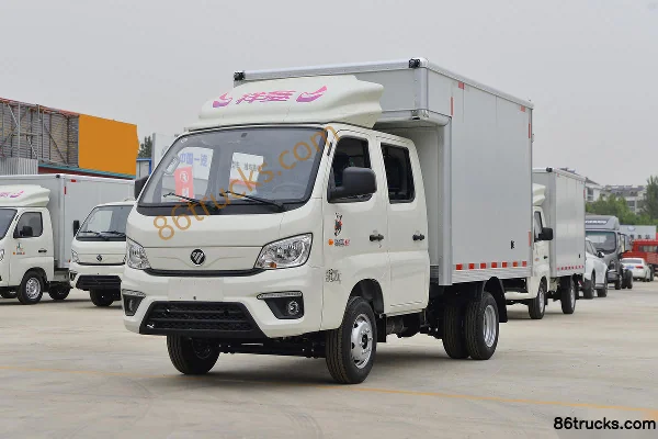 Foton Xiangling M1 Logistics Star 1,5 L 116 ch 4X2(6 roues) Essence Fourgon à ailes relevables 2,6 m cabine double (China VI) Extérieur (3)