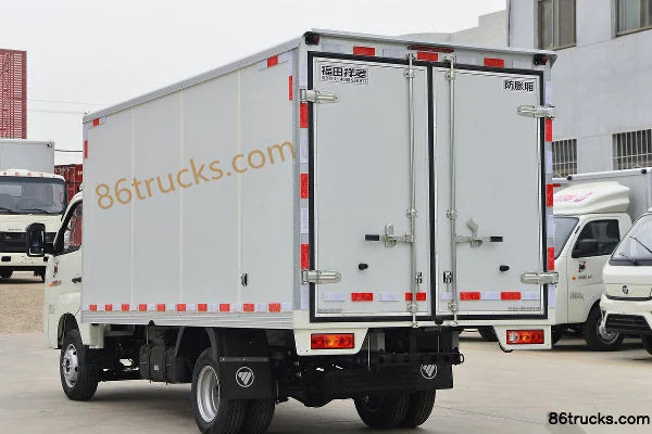 Foton Xiangling M2 1.5L 143 hp 4X2(6 wheels) Gasoline 3.7m Single Row Enclosed Mini Truck (China VI) Body (2) | 86Trucks