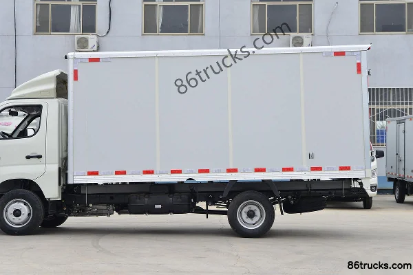 Foton Xiangling M2 1.5L 143 hp 4X2(6 wheels) Gasoline 3.7m Single Row Enclosed Mini Truck (China VI) Body (1) | 86Trucks