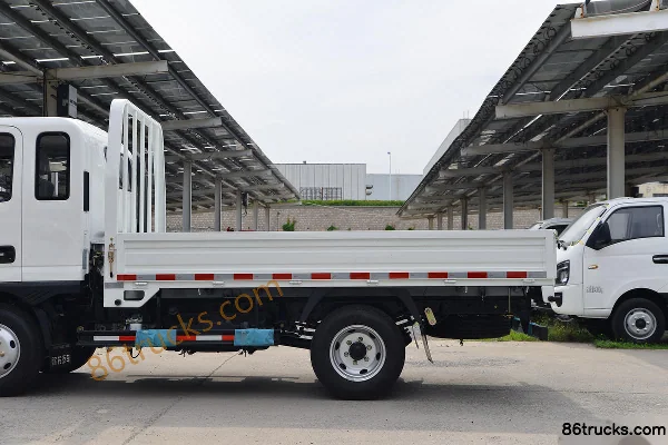 Ouling S1 série 115 ch 4X2(6 roues) 3,37 m camion léger à plateau semi-cabine (China VI) Carrosserie (2) | 86Trucks