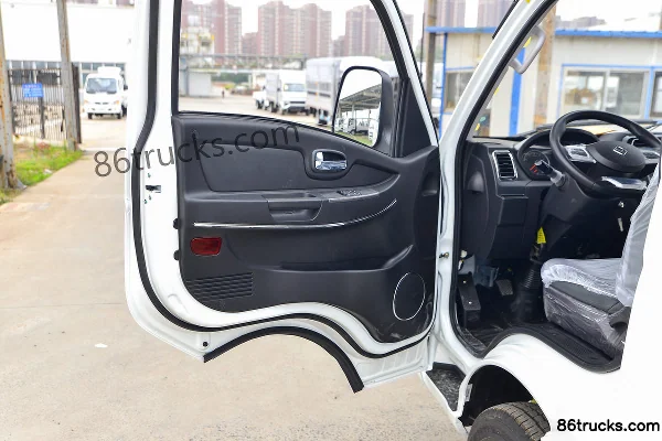 Ouling V5 1.6L 105hp 4X2(6 wheels) CNG 3.95m single-row flatbed micro truck (China VI) Cab (2) | 86Trucks