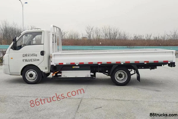 King Long Kaiwo K10P 3.5T 3.98m electric flatbed micro truck (Skyworth brand) 57.6kWh 4X2(6 wheels) Exterior (3) | 86Trucks