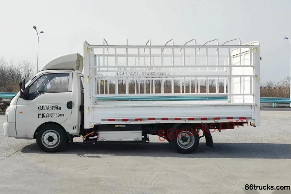 King Long Kaiwo K10P 3.5T 3.98m Electric Cargo Micro Truck (Skyworth Brand) 57.6kWh 4X2(6 wheels) Exterior (3) | 86Trucks