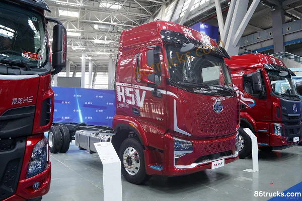 Dongfeng H5V Chuangfu Edition 7L Diesel 330hp 4X2(6 wheels) Fast Gear 8-Speed AMT Automatic 6.8m Stake Cargo Truck Exter