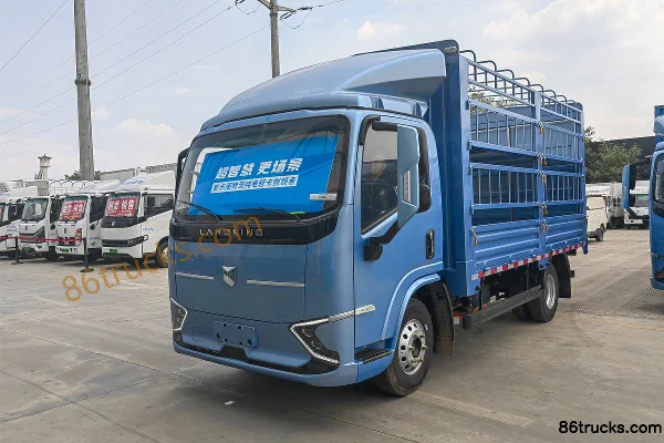 Lanqing Yue EH Pro frein pneumatique 4,18 m cabine simple électrique pur camion grille Fudi 96,2 kWh 4X2(6 roues) Extérieur (2) | 86Trucks