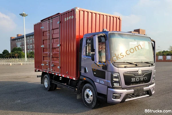 Sinotruk HOWO Huanghe 160 ch 4X2(6 roues) 4,15 m cabine simple camion fourgon Extérieur