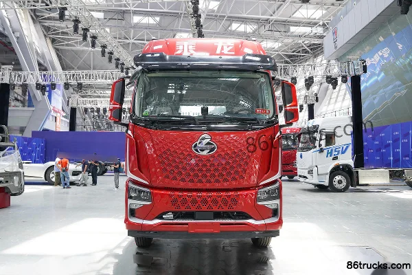 Dongfeng Liuqi Chenglong H5V 290 hp 6X2(8 wheels) hydrogen fuel cell cargo truck Exterior (2) | 86Trucks