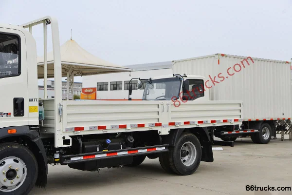 Sinotruk HOWO Zhuimeng 150hp 4X2(6 wheels) 4.15m single-row flatbed light truck (China VI)(Zhuchi 6-speed) Body (1) | 86Trucks