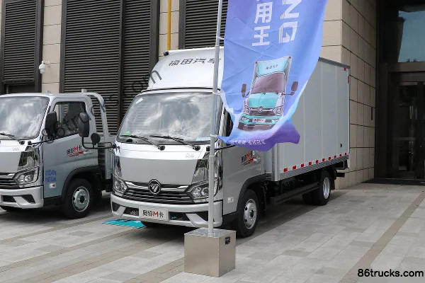 Foton Aoling M 2.0L 127 ch 4X2(6 roues) CNG camion fourgon simple cabine 3,815 m Extérieur (3) | 86Trucks