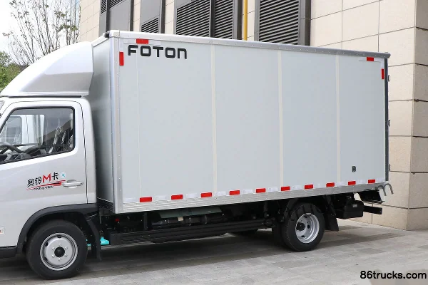 Foton Aoling M 2.0L 127 ch 4X2(6 roues) CNG camion fourgon simple cabine 3,815 m Carrosserie (1) | 86Trucks