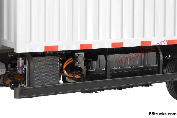 JAC Lingpao ES6 version luxe 4,5T 4,15 m cabine simple hybride rechargeable fourgon léger 4X2(6 roues) Châssis (1) | 86Trucks