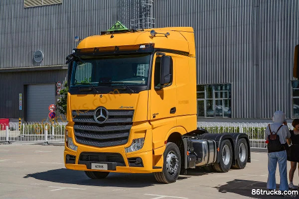Mercedes-Benz Actros heavy truck 450 hp 6X4(10 wheels) hazardous material transport tractor truck (China VI) Exterior (3) | 86Trucks
