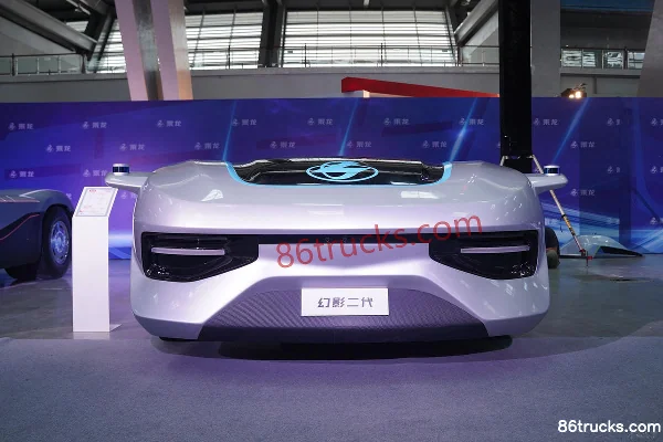 Dongfeng Liuqi Phantom Second Generation 4X2(6 wheels) autonomous driving tractor truck Exterior (2) | 86Trucks