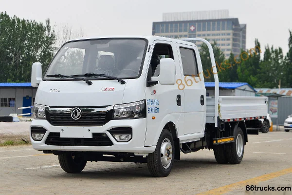 Dongfeng T5 95 hp 4X2(6 wheels) 2.99m double-row flatbed mini truck (China VI) Exterior (3) | 86Trucks