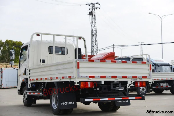 Sinotruk HOWO Dream Classic 130hp 4X2(6 wheels) 3.3m half-cab flatbed light truck (China VI) Body (3) | 86Trucks