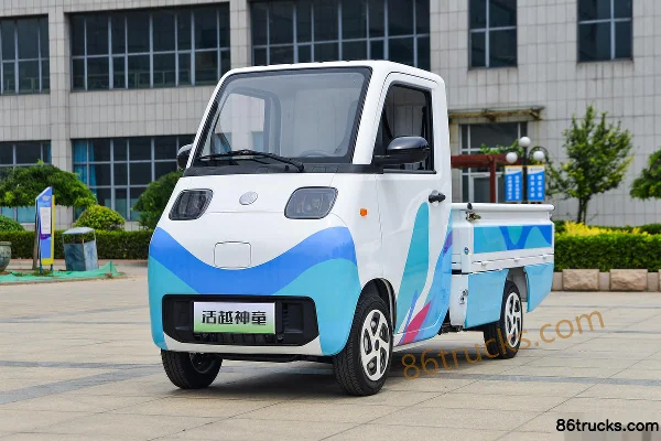 Huoyue Shentong Shentong 01 0.95T 1.8m Single Row Electric Flatbed Micro Truck 8.4kWh 4X2(6 wheels) Exterior (3) | 86Trucks