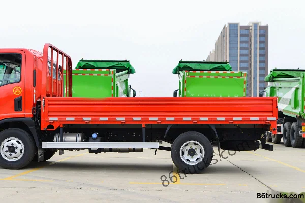 Dayun Xianglong 127hp 4X2(6 wheels) 4.05m Single Row Flatbed Light Truck Body (2) | 86Trucks