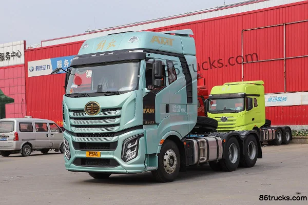 FAW Jiefang J6V Heavy Truck Pilot Edition 620 hp 6X4(10 wheels) AMT Automatic Tractor Truck (hydraulic retarder) Exterior (3) | 86Trucks