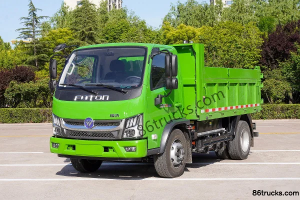 Foton King S1EV 12T 4X2(6 wheels) 3.9m single-row pure electric dump truck 106.95kWh Exterior (3) | 86Trucks