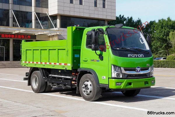 Foton King S1EV 12T 4X2(6 wheels) 3.9m single-row pure electric dump truck 106.95kWh Exterior