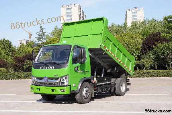 Foton King S1EV 12T 4X2(6 wheels) 3.9m single-row pure electric dump truck 106.95kWh Body (3) | 86Trucks