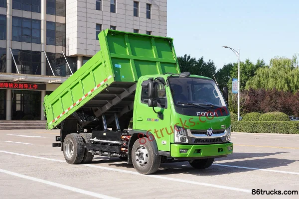Foton King S1EV 12T 4X2(6 wheels) 3.9m single-row pure electric dump truck 106.95kWh Body (1) | 86Trucks
