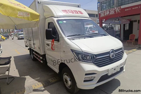 Kama Junhang V2 2023 Model 1.6L 105 hp 4X2(6 wheels) CNG 3.3m Single Row Van Mini Truck Exterior