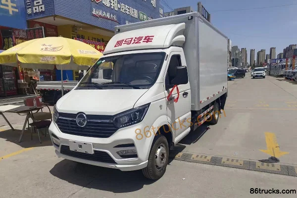 Kama Junhang V2 2023 modèle 1.6L 105 ch 4X2(6 roues) CNG 3,3 m cabine simple fourgon micro camion Extérieur (3) | 86Trucks