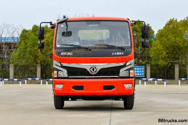 Dongfeng Furui F7 156hp 4X2(6 wheels) 4.8m semi-row flatbed light truck Exterior (2) | 86Trucks