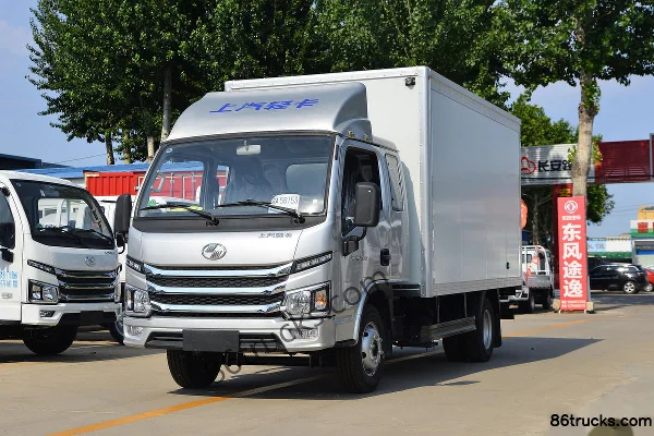 Yuejin Fuxing S50 1.9L 95hp 4X2(6 wheels) Diesel 3.19m Semi-row Van Mini Truck Exterior (3) | 86Trucks