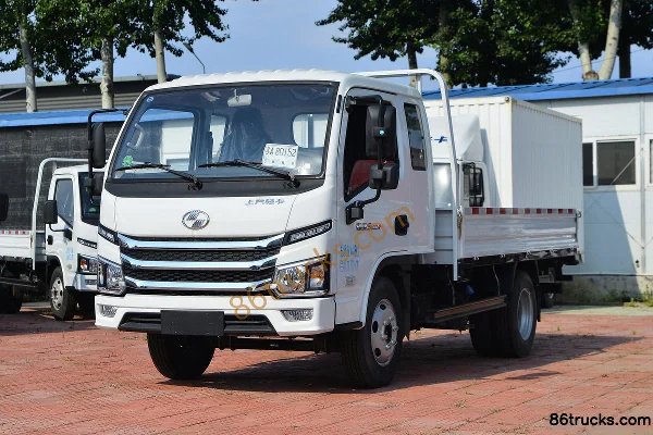 Yuejin Fuxing S80 95hp 4X2(6 wheels) 3.22m semi-row flatbed light truck Exterior (3) | 86Trucks