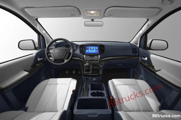 Dongfeng Lingzhi PLUS 2023 Comfort 116hp CNG 7-Seat Automatic Commercial Vehicle Cab (1) | 86Trucks
