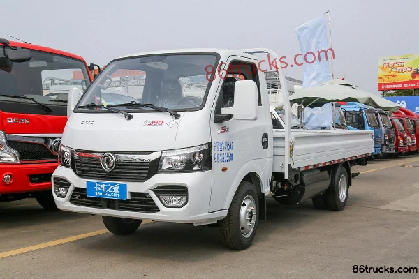 Dongfeng T5 2.0L 127 hp 4X2(6 wheels) CNG 3.965 m single-row flatbed light truck (China VI) Exterior (2) | 86Trucks