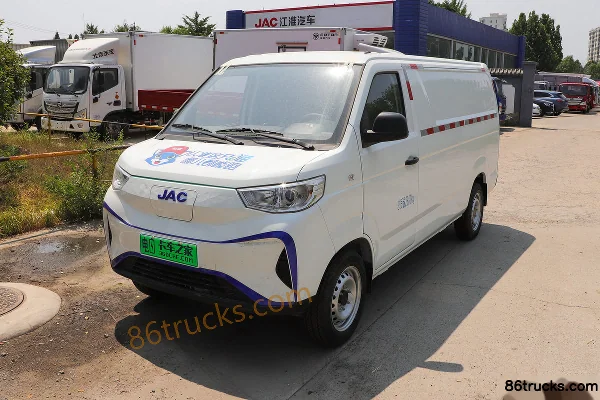 JAC Blue Cat M1 2023 Model Ningde Flagship Edition 2.7T 2-Seat 4.745m Pure Electric Van Transport Truck 41.86kWh Exterior (3) | 86Trucks