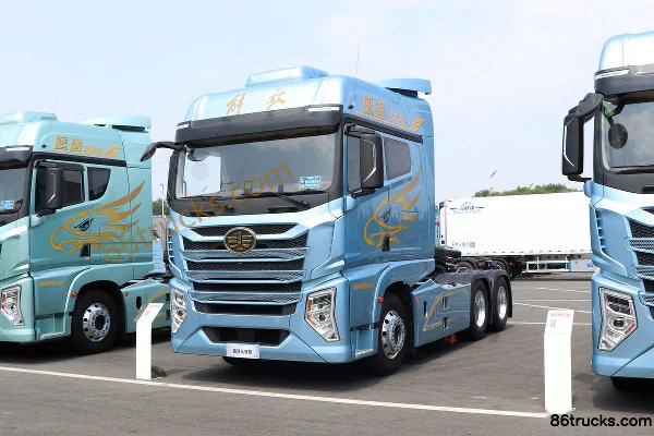 FAW Jiefang Qingdao Yingtu First Class Cabin 660hp 6X4(10 wheels) AMT Automatic Tractor Truck (with Hydraulic Retarder) Exterior (3) | 86Tru