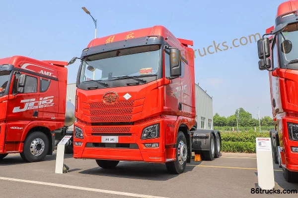 FAW Jiefang Qingdao JH6 heavy truck Four Seasons Edition 530hp 6X4(10 wheels) LNG automatic tractor truck (hydraulic retarder) Exterior (3)