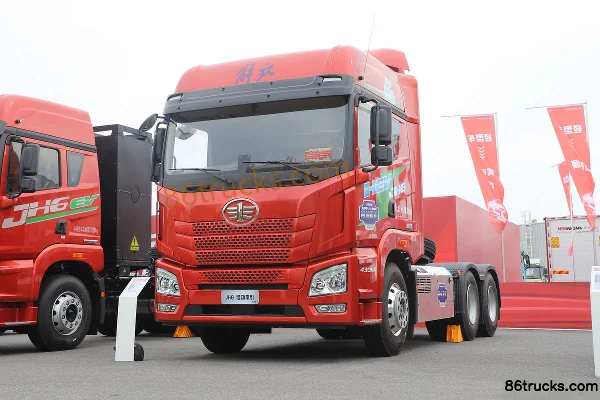 FAW Jiefang Qingdao JH6 Heavy Truck 6X4(10 wheels) Hybrid Tractor Truck Exterior (3) | 86Trucks