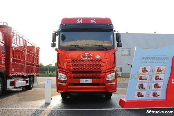 FAW Jiefang Qingdao JH6 Zhixiang Edition 12.5L CNG 480 hp 8X4(12 wheels) FAW Jiefang 12-Speed 9.4m Cab-over Chassis Cargo Truck with Sideboa