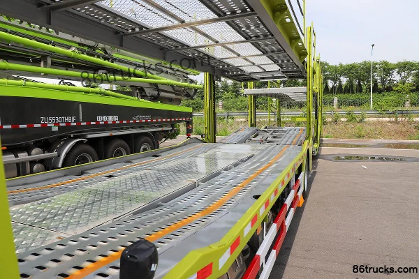 FAW Jiefang Qingdao FAW Jiefang JK6 320hp 6X2(8 wheels) Center Axle Car Carrier Body (2) | 86Trucks