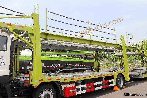 FAW Jiefang Qingdao FAW Jiefang JK6 320hp 6X2(8 wheels) Center Axle Car Carrier Body (1) | 86Trucks