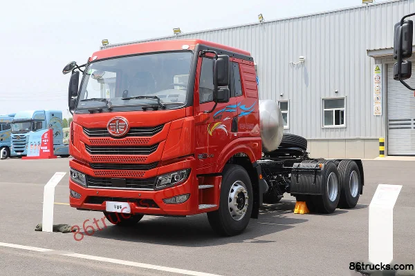 FAW Jiefang Qingdao HanV camion lourd 2.0 430 ch 6X4(10 roues) tracteur routier LNG automatique Extérieur (3) | 86Trucks
