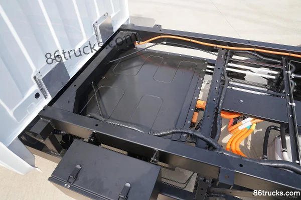 Chengshi X7 2T camion plateau micro électrique cabine simple 2,49 mètres 28,8 kWh 4X2(6 roues) Châssis (2) | 86Trucks