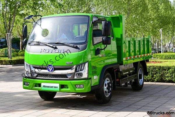 Foton King Kong S1EV 4X2(6 wheels) 3.18m Single Row Pure Electric Dump Truck (Single Rear Tire) 89.13kWh Exterior (3) | 86Trucks