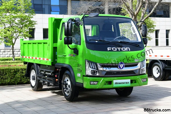 Foton King Kong S1EV 4X2(6 wheels) 3.18m Single Row Pure Electric Dump Truck (Single Rear Tire) 89.13kWh Exterior