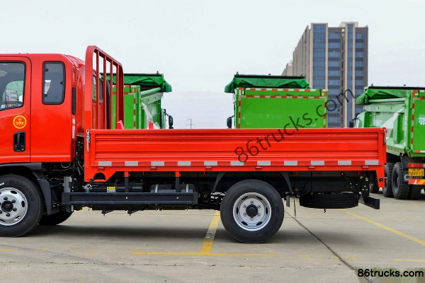 Dayun Aopuli 170 hp 4X2(6 wheels) 5.2m semi-row flatbed light truck Body (2) | 86Trucks