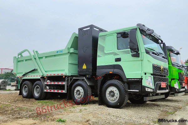 Sinotruk V7-X 31T 8X4(12 wheels) 5.6m Battery Swap Electric Dump Truck 282kWh Exterior (3) | 86Trucks