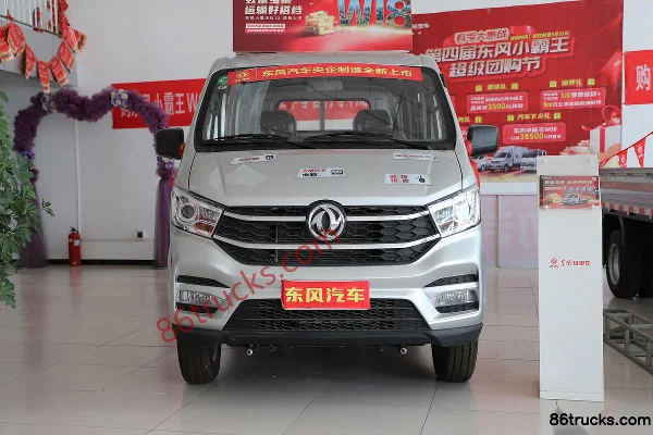 Dongfeng Xiaobawang W18 1.6L 122 hp 4X2(6 wheels) 2.55m double-row flatbed mini truck Exterior (2) | 86Trucks