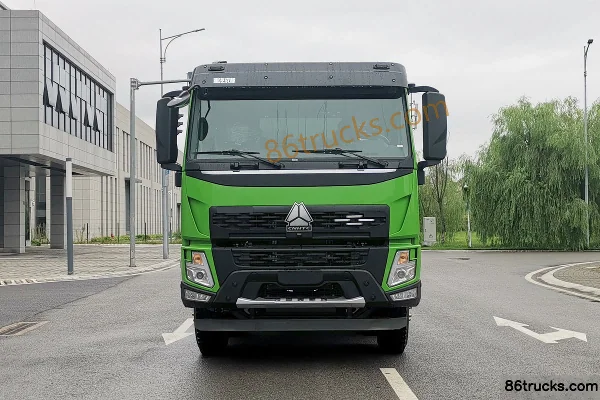 Sinotruk V7-X 31T 8X4(12 wheels) 8m Battery Swap Electric Dump Truck 282kWh Exterior (2) | 86Trucks